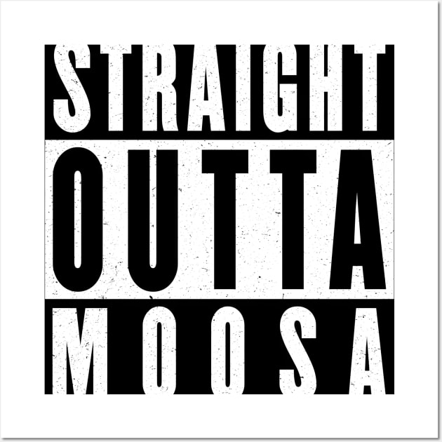 Straight outta Moose Wall Art by Pixeltron